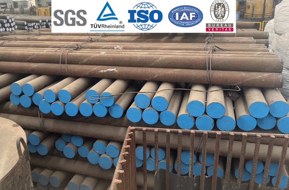 Tige de meulage en acier de 120 mm de diamètre