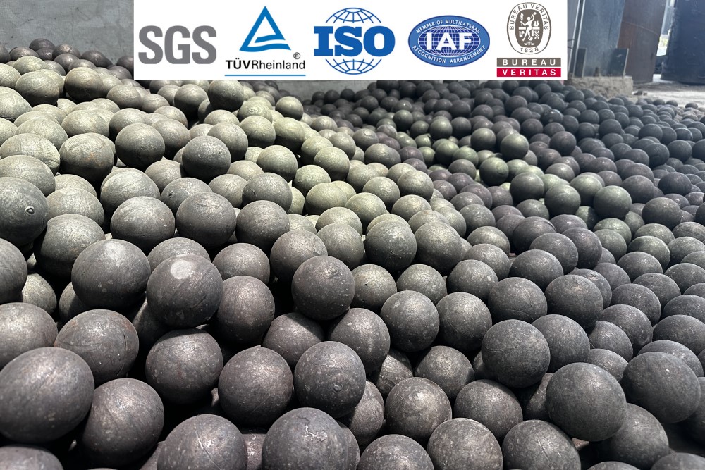 Bille de meulage en acier de 4 pouces