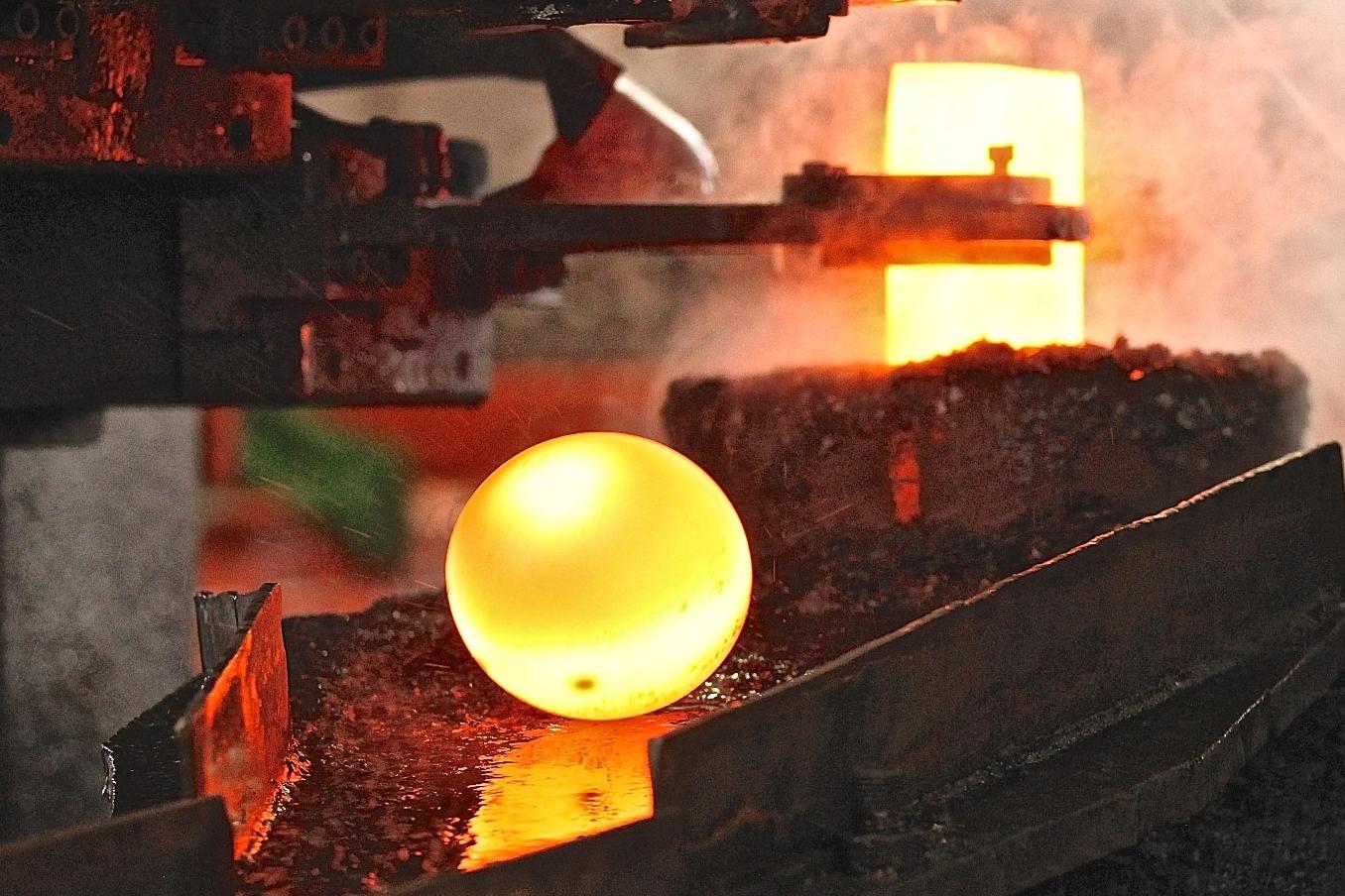 Boule de broyage forgée pour SAG et broyeur à boulets